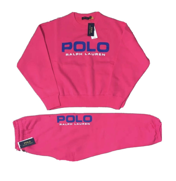 light pink polo sweatsuit women's