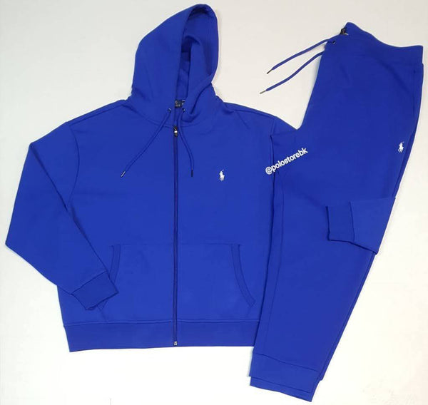 royal blue polo sweatsuit