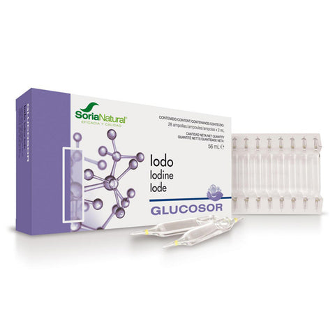 Glucosor Iodo - 28 Ampollas. Soria Natural