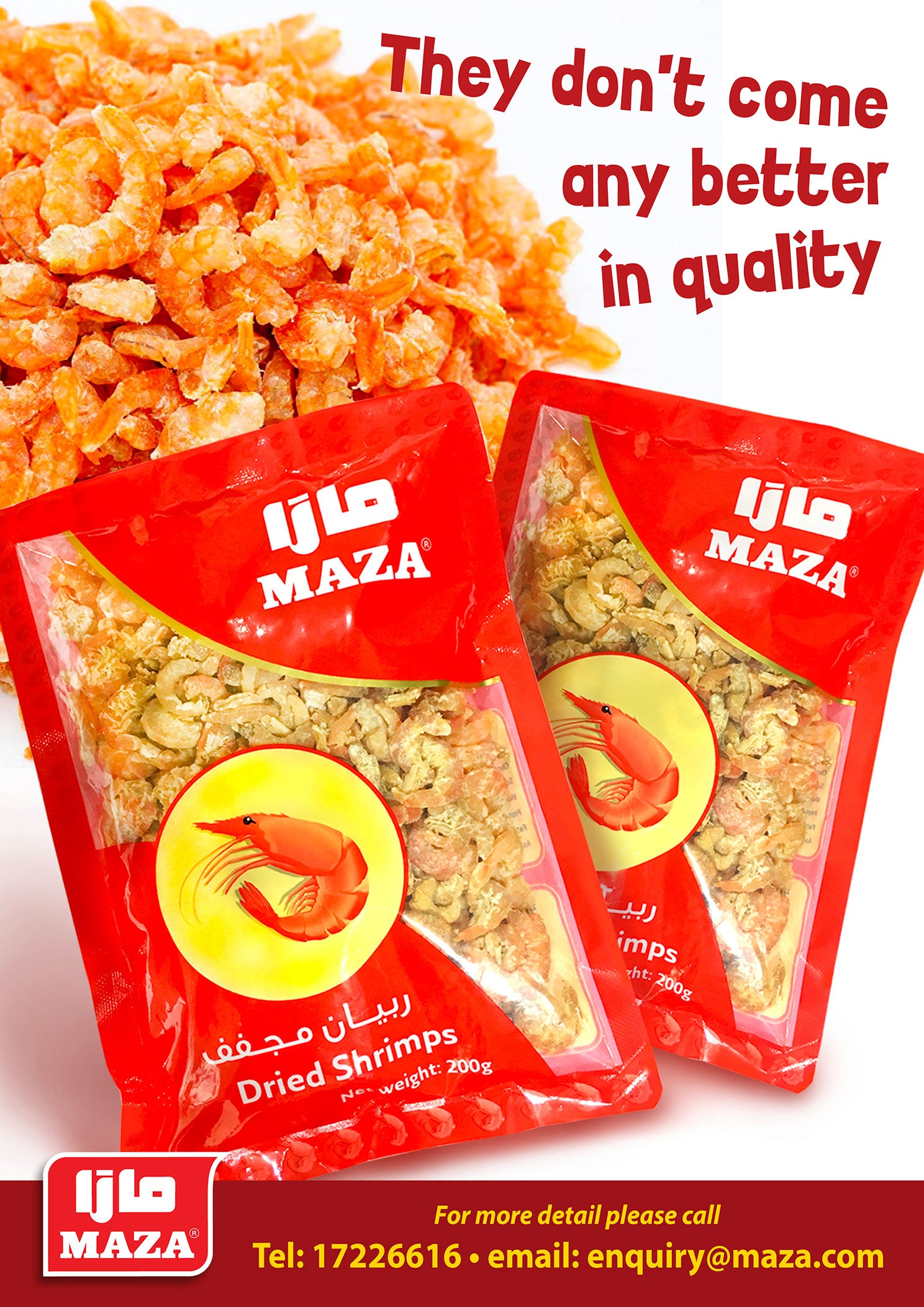 MAZA Dried Shrimps 