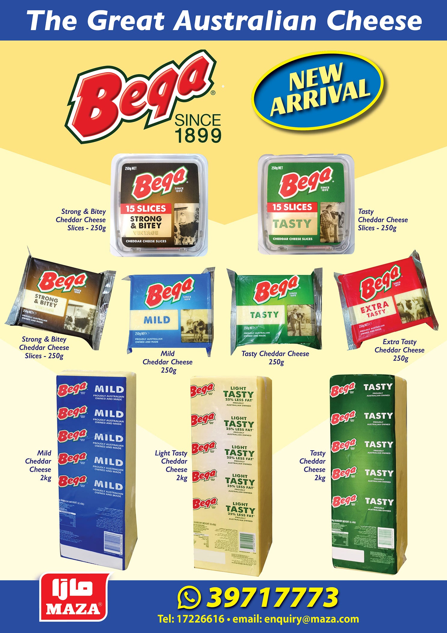 BEGA Cheddar Cheese