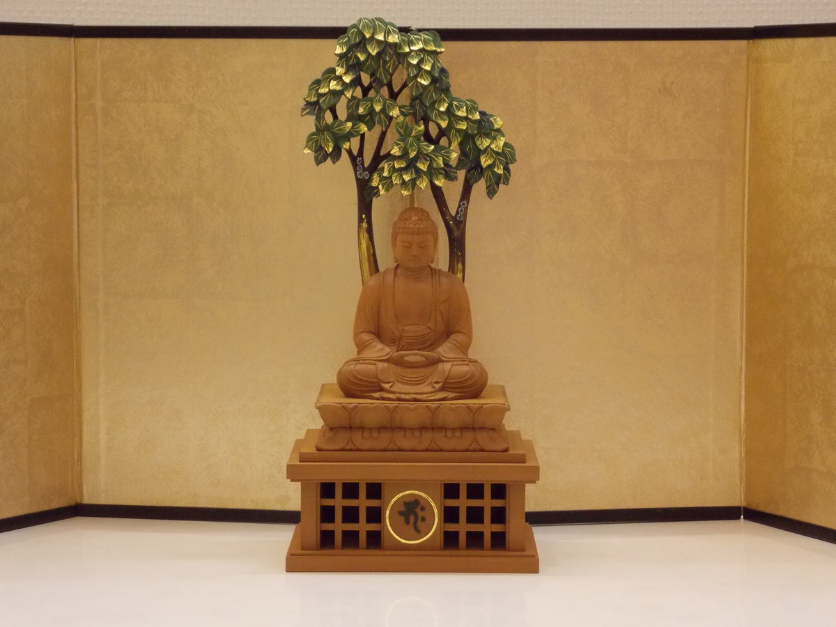 仏像　菩提樹釈迦如来像　2.5寸