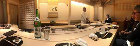 Omakase restaurant in Tokyo