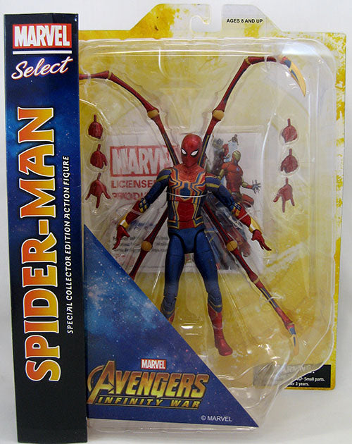Marvel Diamond Select Iron Spider Avengers Infinity War 7 Inch Action Figure for sale online 