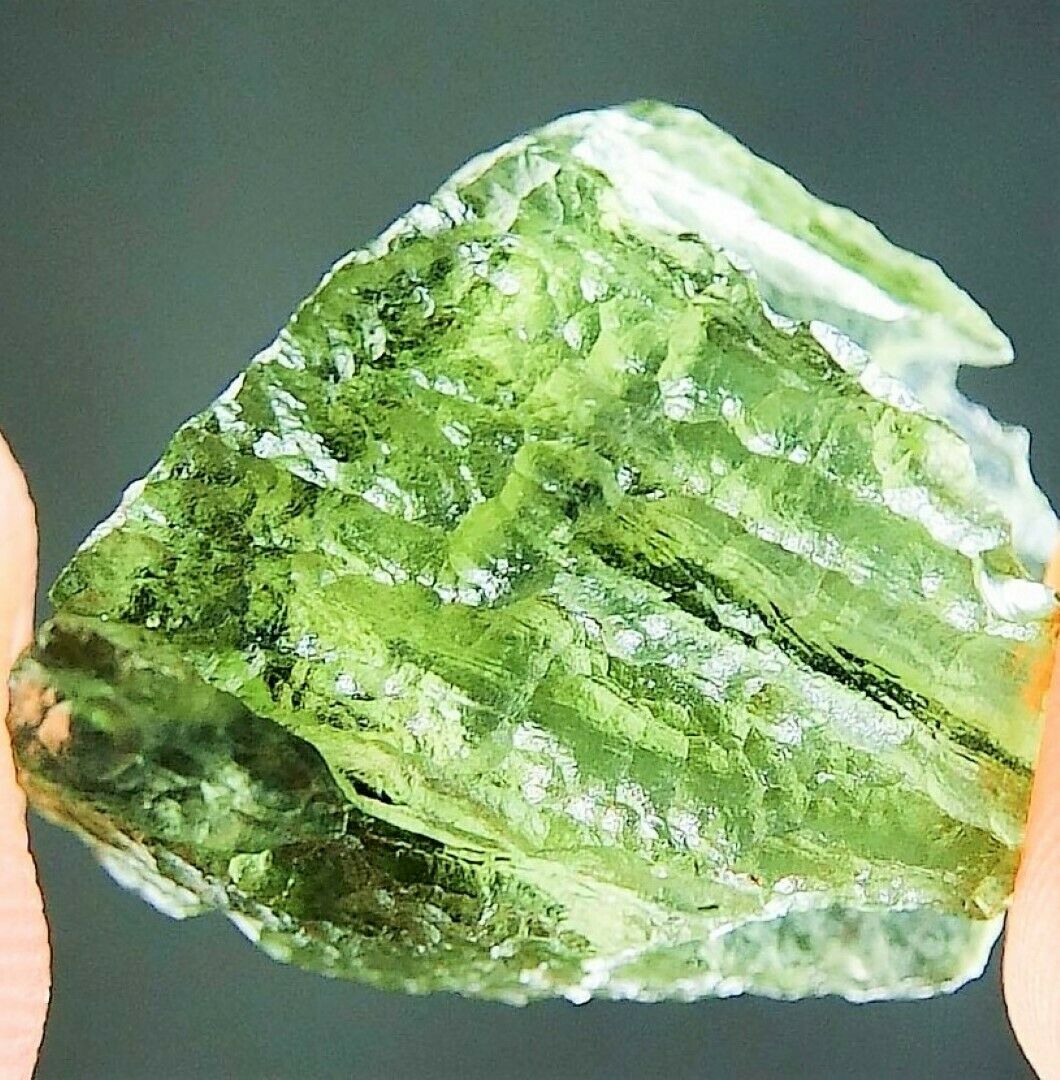 Moldavite Tektite Fragment Meteorite Green Impact Rock 1/2g Genuine Cz –  rocksolidfossils