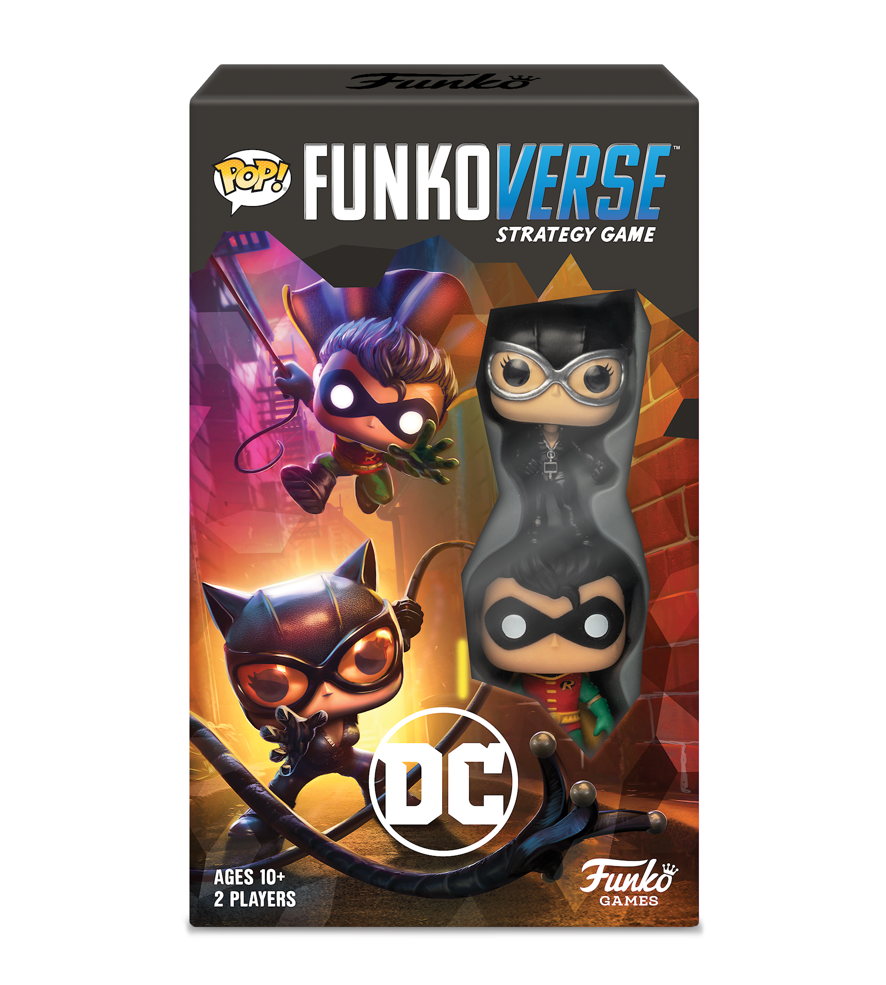 FUNKO POP Vinyl F Spanish New Toy FUNKOVERSE STRATEGY GAME: DC Comics 2PK
