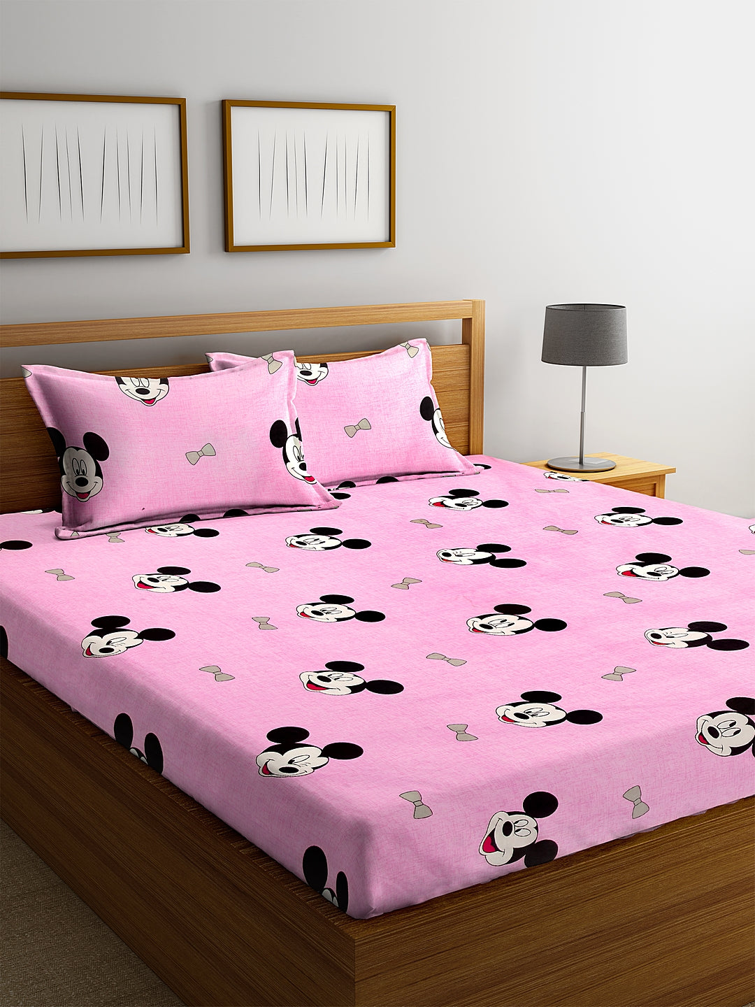 Kid's Special Cartoon Printed King Size Bedsheets with 2 Pillow Covers –  KLOTTHE®