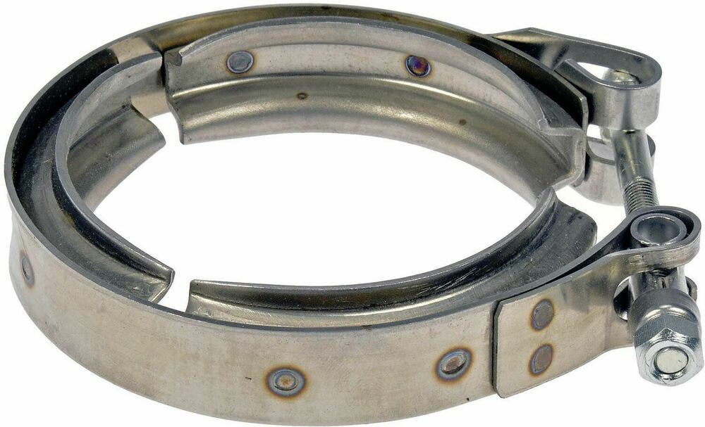 Flange 4" Zinc-Coated Turbo/Intercooler Exhaust Downpipe Pipe V-Band Clamp