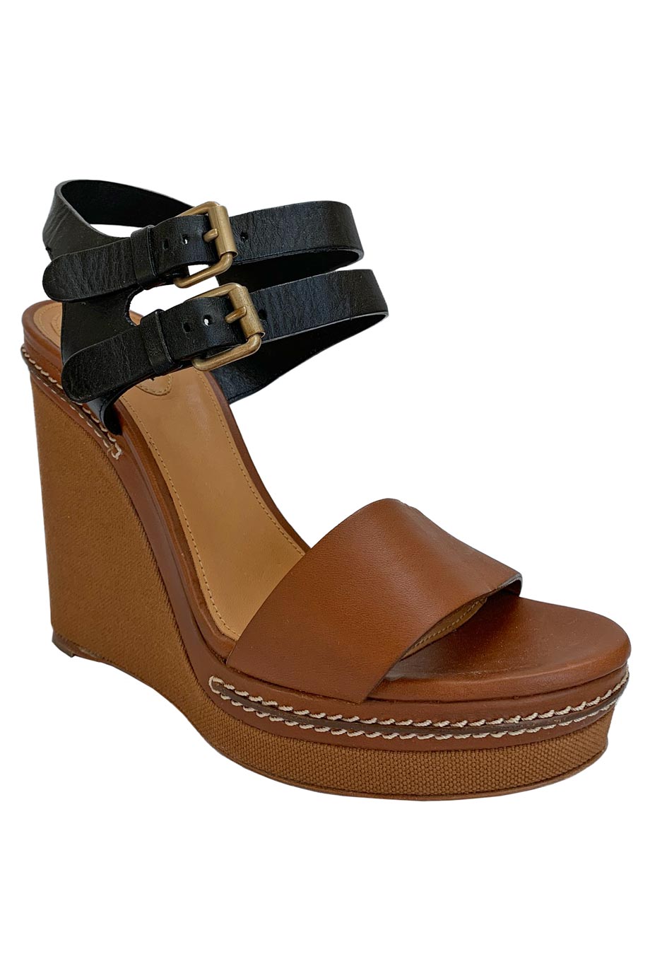 chloe platform wedge