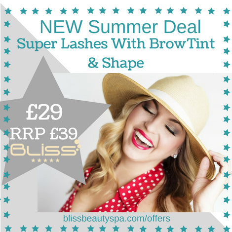 super lashes with eyebrow shape and tint