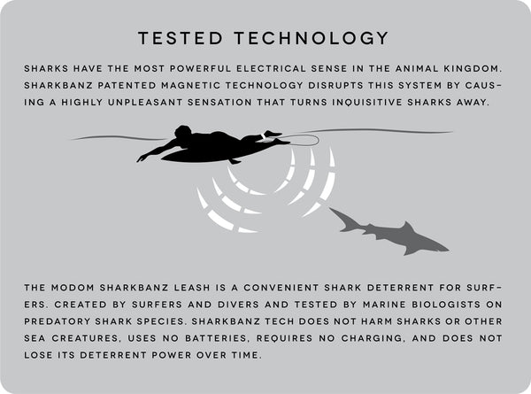 Shark Leash Modom Star Surf Tested Technology