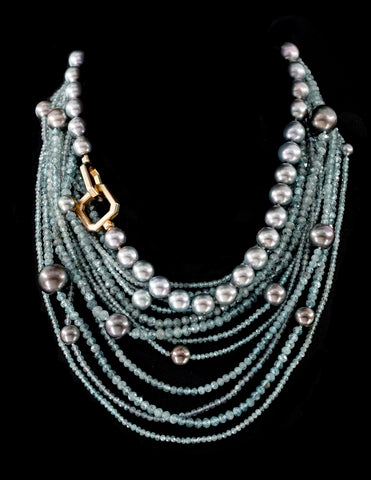 Ocean Diva necklace by Jennifer Pusenkoff of Jennifer Pusenkoff Jewelry