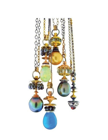 Parasol jewels from William Travis Jewelers