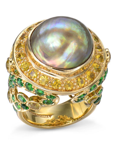 Crevoshay pearl ring