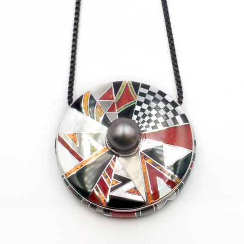 Power of Pearl pendant by Kelly Charveaux of Scottsdale Bead Supply & Charveaux 