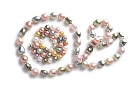 Freshwater pearls shot by Ted Morrison