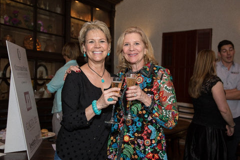 #GemBesties: Patricia Flynn Syvrud (left), Minerals & Society program manager at the University of Delaware, with pal Christine Webb, consultant to the Smithsonian Institution's National Gem Collection