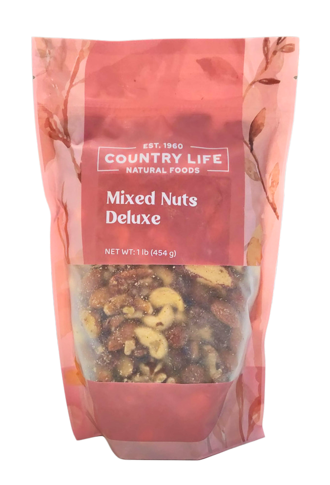 Mixed Nuts Deluxe - Raw - Country Life Natural Foods
