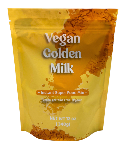Organic Vegan Golden Milk - Instant Superfood Beverage Mix - Country Life Natural Foods