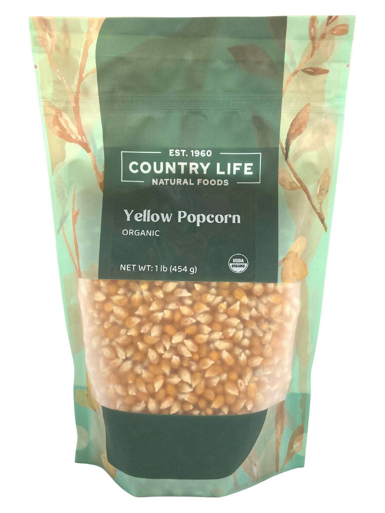 Organic Popcorn, Yellow - Country Life Natural Foods