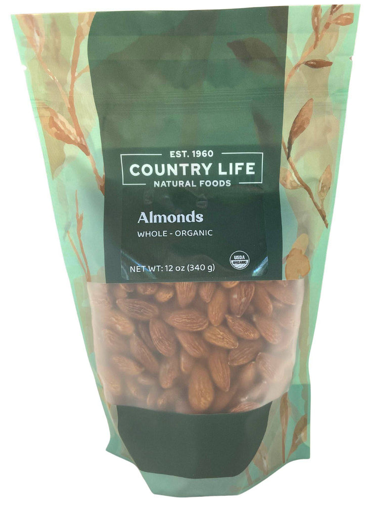 Organic Almonds, Whole - Country Life Natural Foods