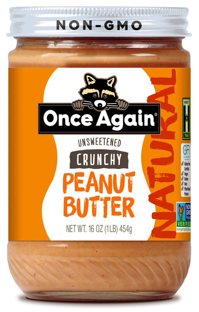 Peanut Butter - Crunchy - With Salt - Country Life Natural Foods