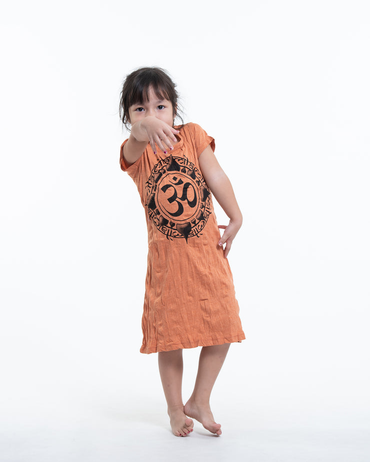 Kids Infinitee Om Dress in Orange