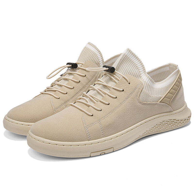 khaki slip on trainers