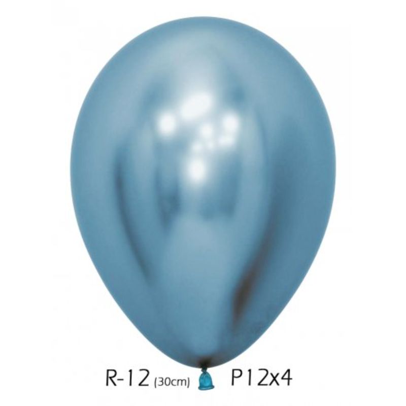 Reflex Blue Latex Balloon - 30cm