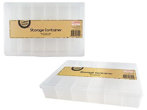 Large Craft Storage Container - 27.5cm x 17.5cm x 4.3cm