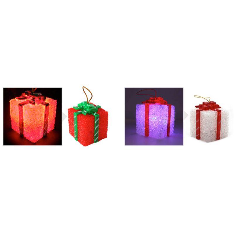 Christmas Present Tree Decoration with Light