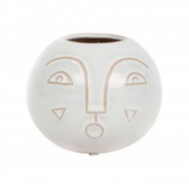 Liloe Round Face Planter - 11cm x 11cm x 9cm - The Base Warehouse