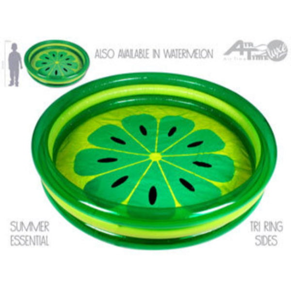 Inflatable Kiwi Fruit Ring Pool - 157cm x 25cm