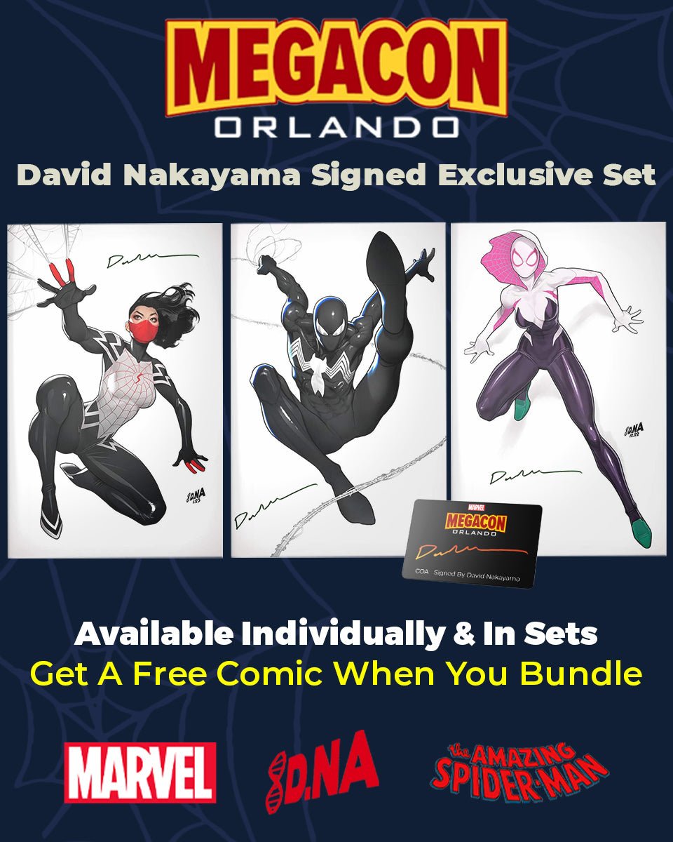 Amazing SpiderMan David Nakayama MEGACON Exclusive Comic Book Variants