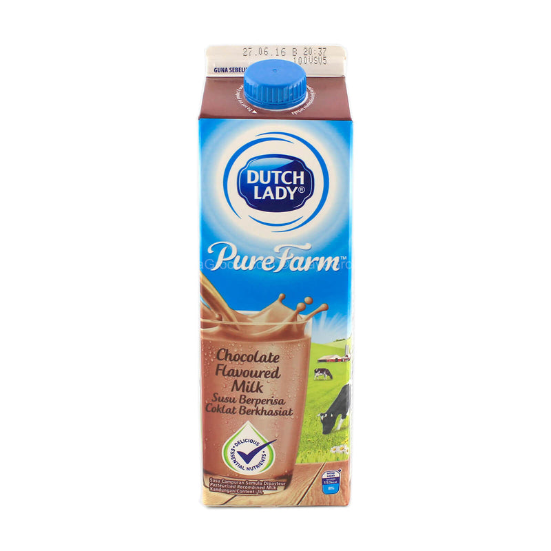 Dutch Lady Pure Farm Chocolate Milk 1L