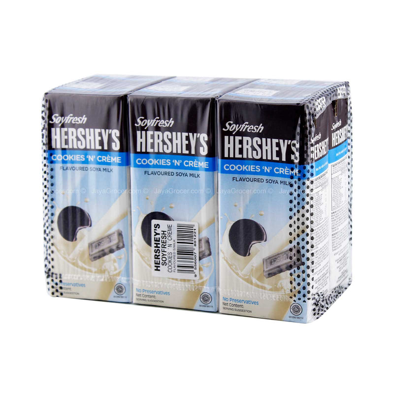 Hershey's Soyfresh Cookies n Creme Flavored Soya Milk 200ml x 6