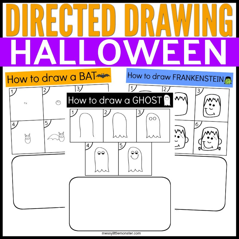 Halloween Directed Drawing Ubicaciondepersonascdmxgobmx