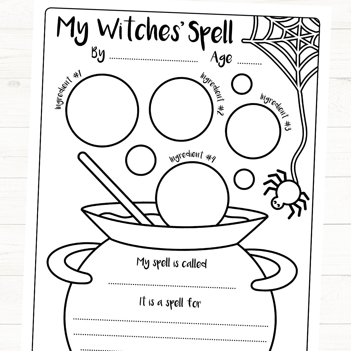 My Witches Spell Messy Little Monster Shop