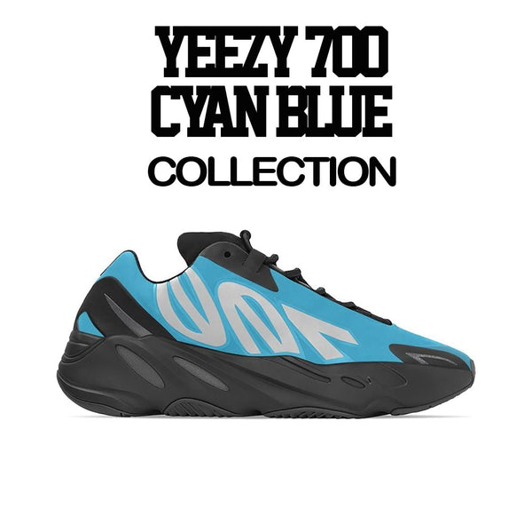 bright cyan yeezy 700 shirt