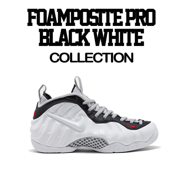 black and white foamposite pro