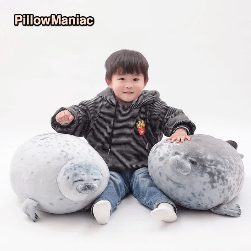 seal plush pillow