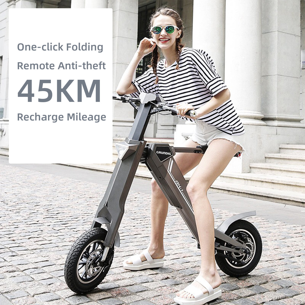 grundig foldable electric scooter