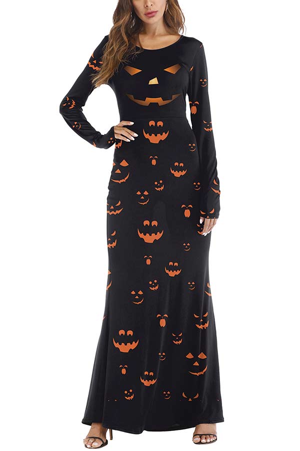 halloween maxi dress