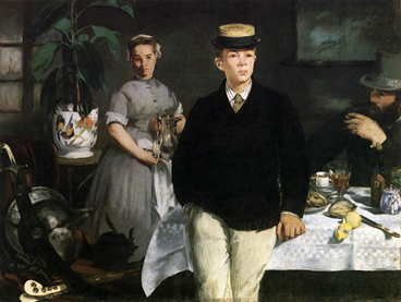 Edouard Manet Luncheon in the Studio 1868