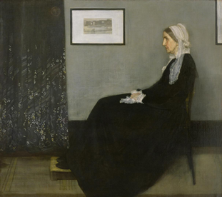 ames Whistler “Arrangement in Grey and Black, No 1” or commonly known as “Whistler’s Mother” 1871