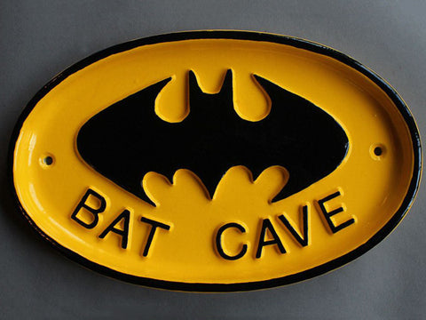 bat cave sign