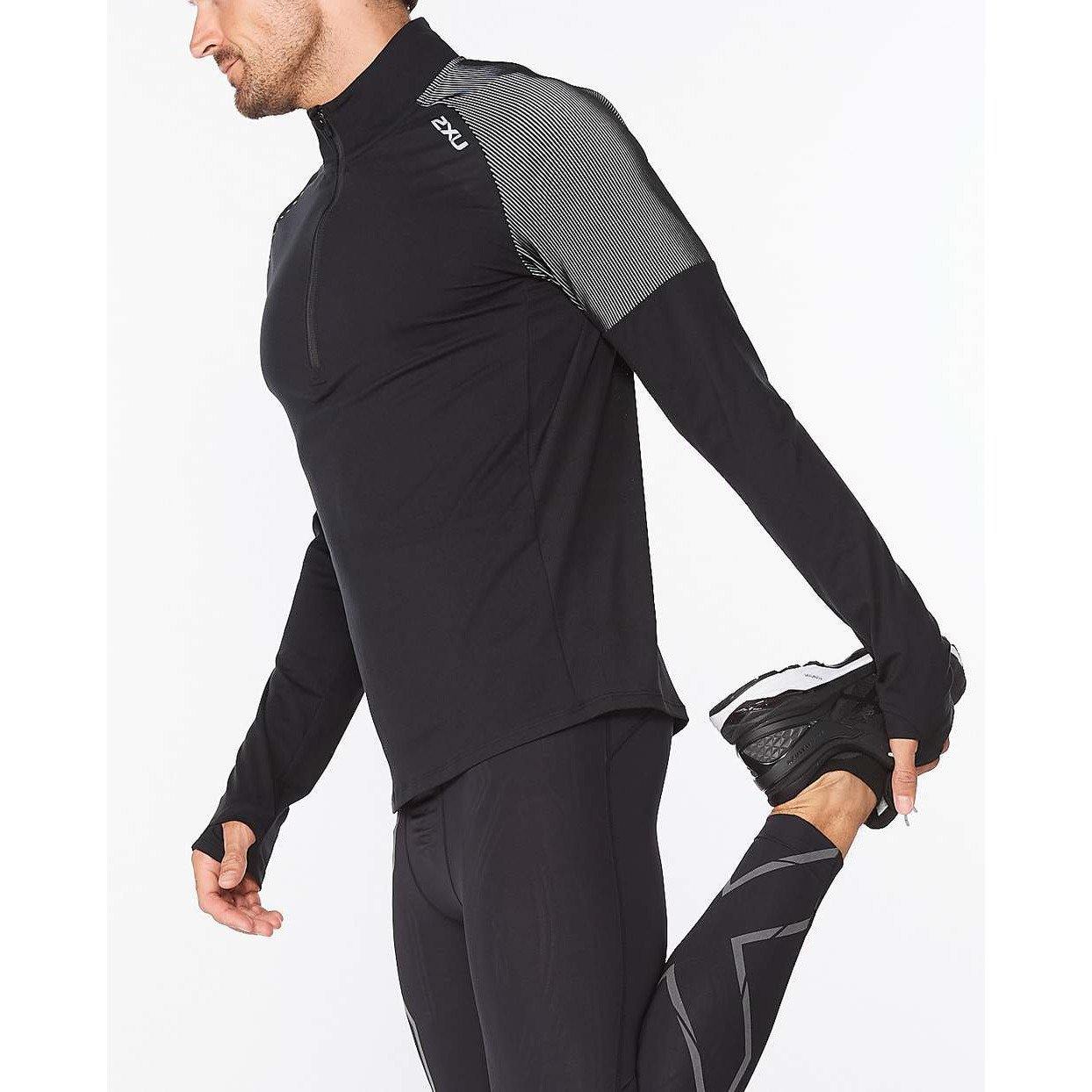 2XU Light 1/2 Zip Mens Sole Motive