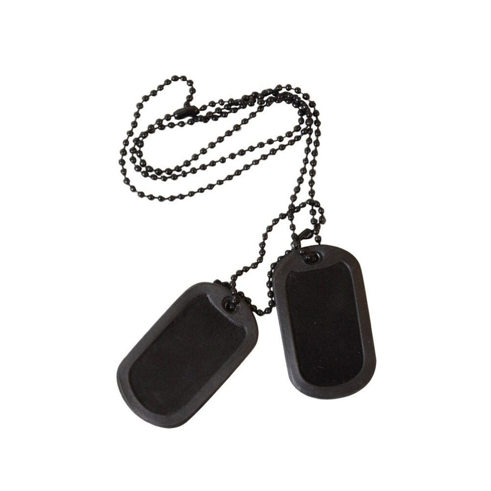 how long is a military dog tag chain