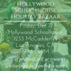hollywood schoolhouse holiday bazar
