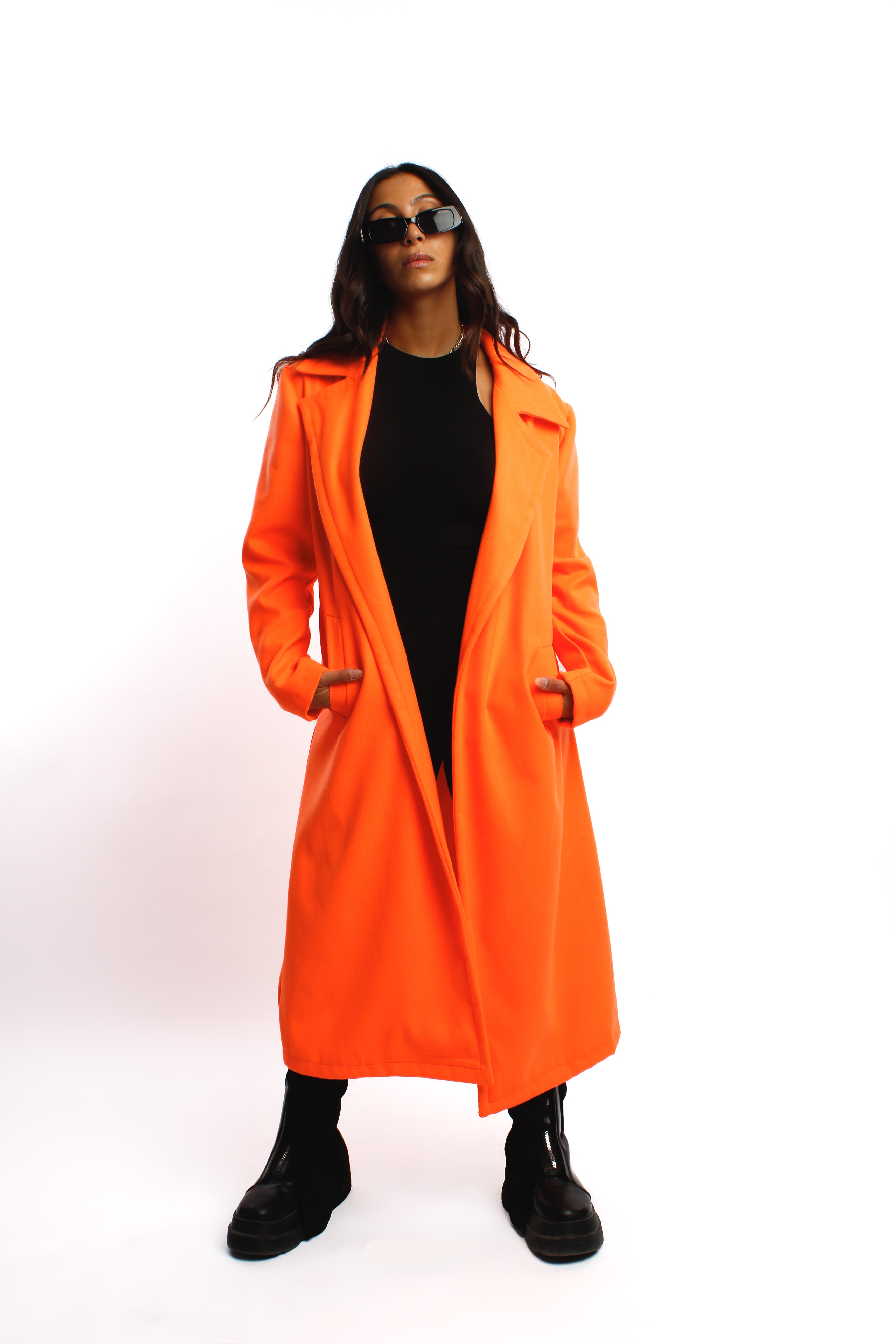 Kaval Over Coat ハンドステッチ シルク生地 オーバーコート モッズ